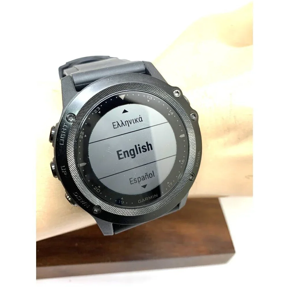 Garmin Tactix Bravo Men's Watch GPS Smartwatch Black Rubber Band 51mm